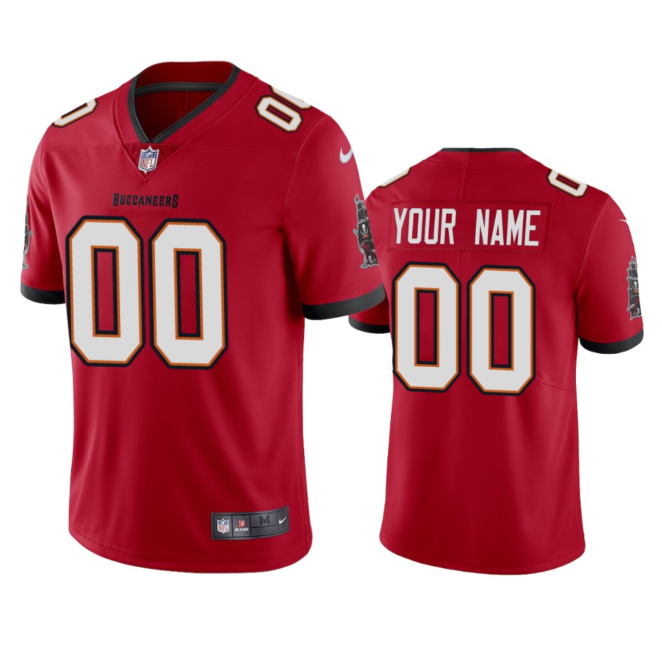 Tampa Bay Buccaneers ACTIVE PLAYER Custom Red Vapor Untouchable Limited Stitched Jersey
