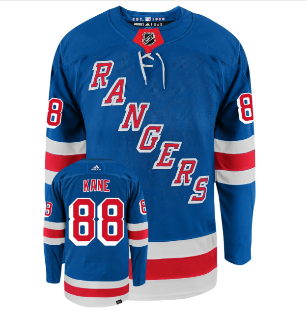 New York Rangers #88 Patrick Kane Royal Stitched Jersey