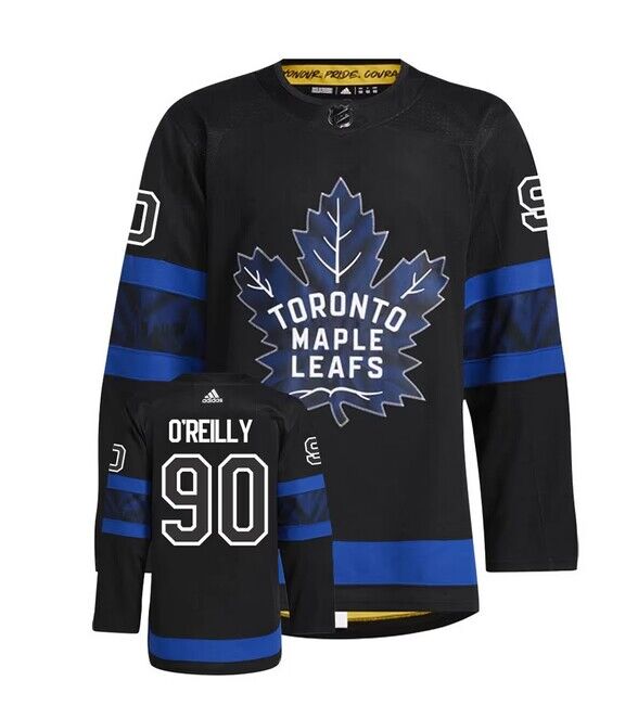 Toronto Maple Leafs #90 Ryan O'Reilly Black Premier Breakaway Reversible Stitched Jersey