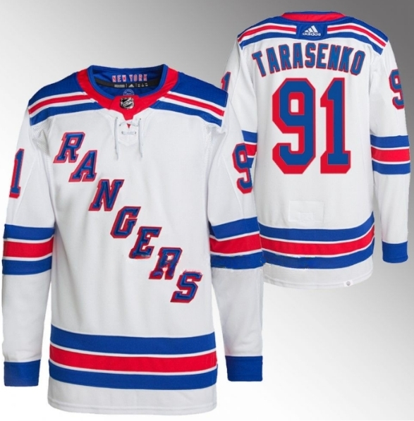 New York Rangers #91 Vladimir Tarasenko White Stitched Jersey