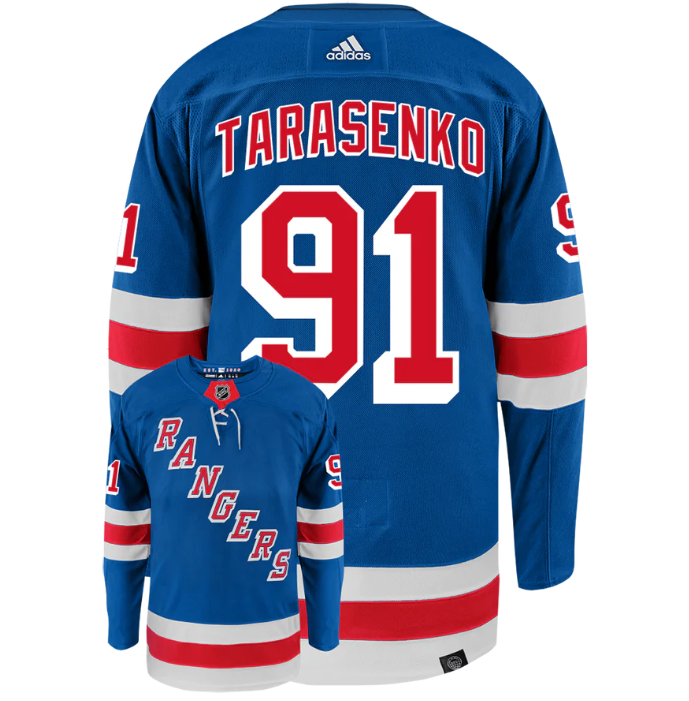 New York Rangers #91 Vladimir Tarasenko Royal Stitched Jersey