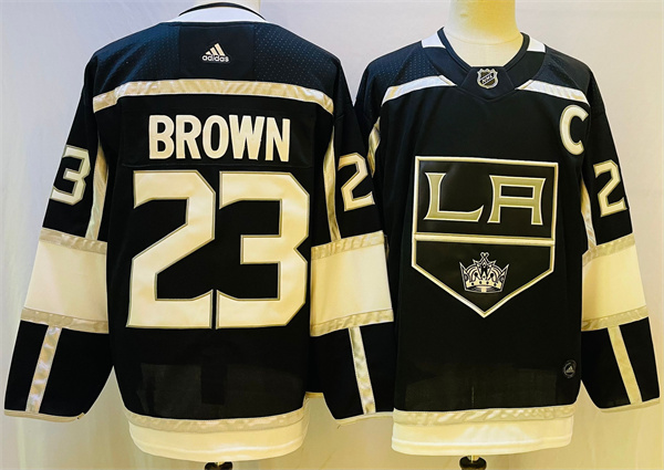 Los Angeles Kings #23 Dustin Brown Black Stitched Jersey
