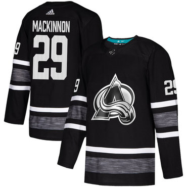 Colorado Avalanche #29 Nathan MacKinnon Black Stitched Jersey