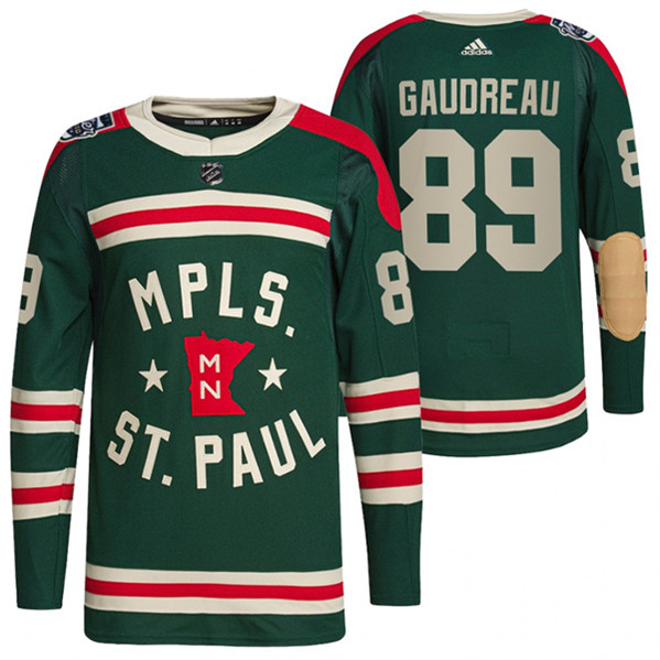 Minnesota Wild #89 Frederick Gaudreau Green Stitched Jersey