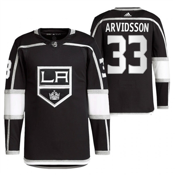 Los Angeles Kings #33 Viktor Arvidsson Black Stitched Jersey