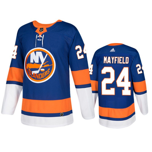 New York Islanders #24 Scott Mayfield Royal Stitched Jersey