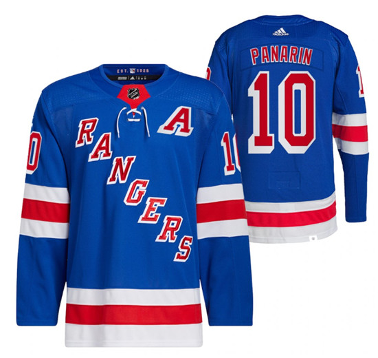 New York Rangers #10 Artemi Panari Blue Stitched Jersey