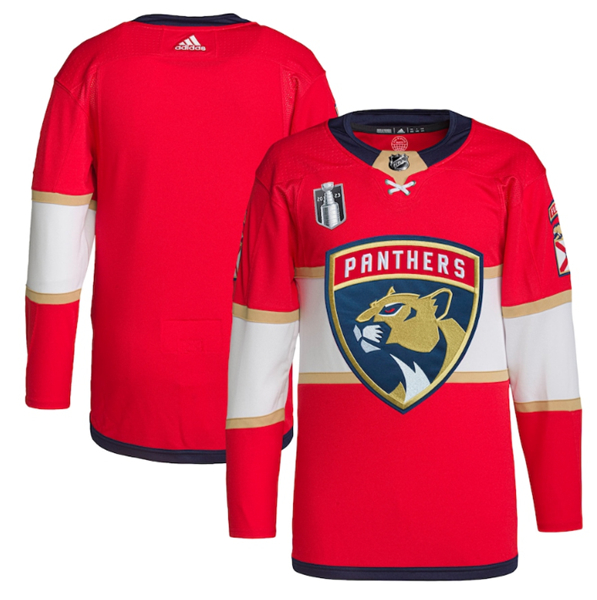 Florida Panthers Blank Red 2023 Stanley Cup Final Stitched Jersey