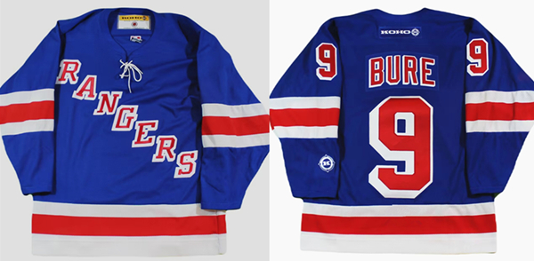 New York Rangers #9 Pavel Bure Blue Stitched Jersey