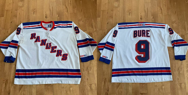New York Rangers #9 Pavel Bure White Stitched Jersey