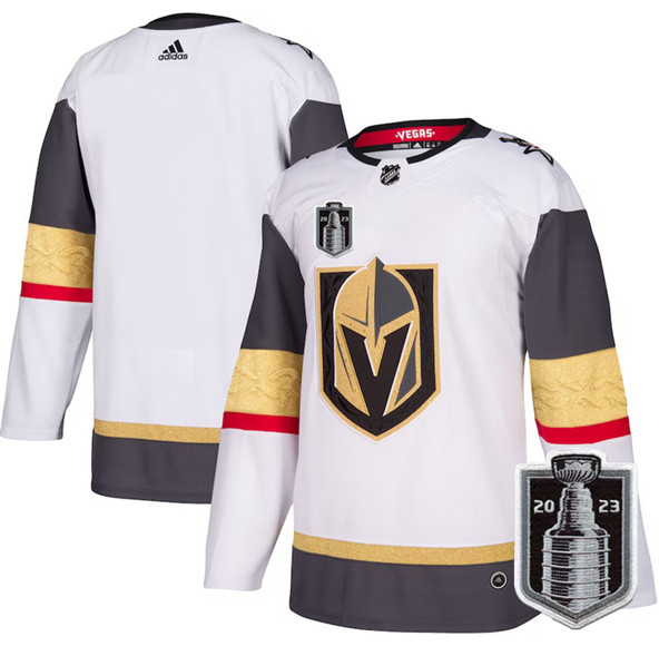 Vegas Golden Knights Blank White 2023 Stanley Cup Final Stitched Jersey