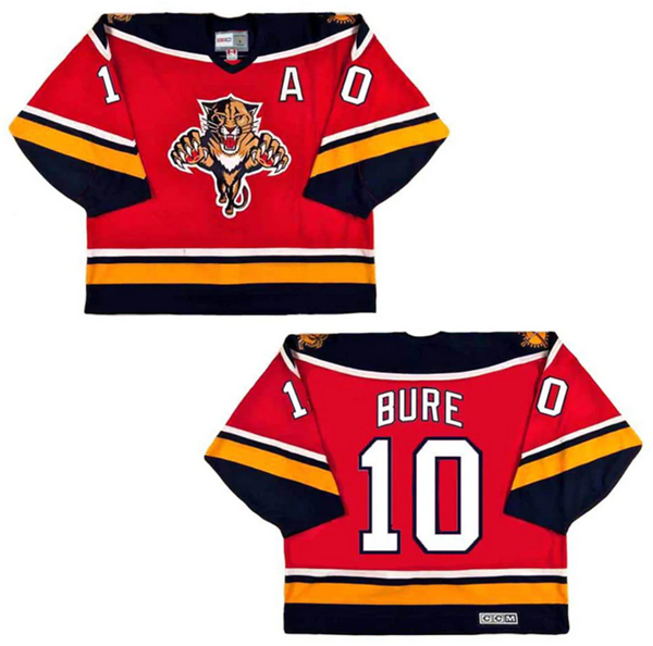Florida Panthers #10 Pavel Bure Red Stitched Jersey
