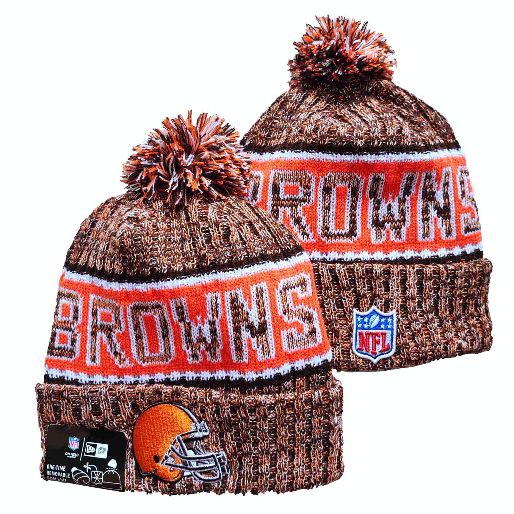 Cleveland Browns Knit Hats -17