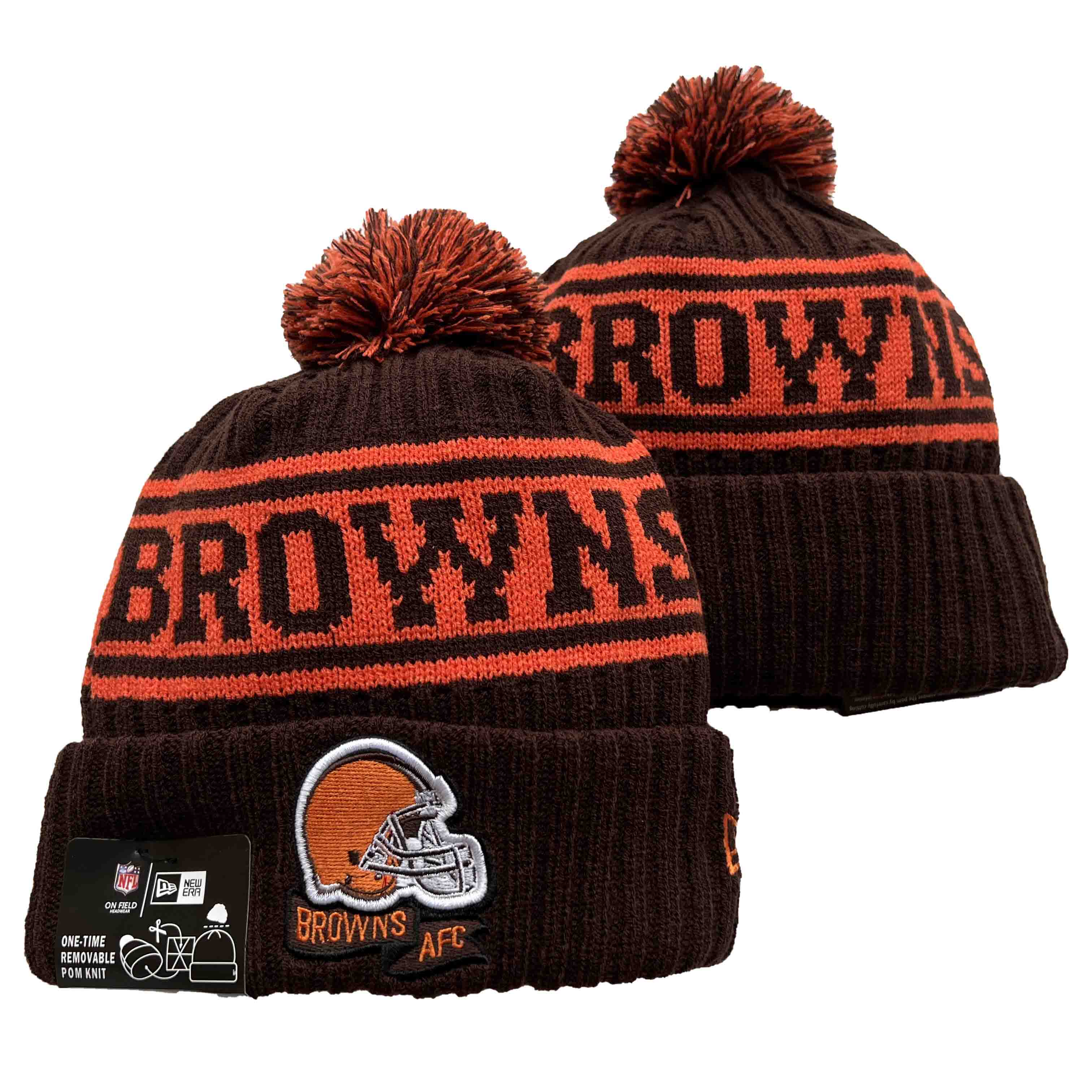 Cleveland Browns Knit Hats -9
