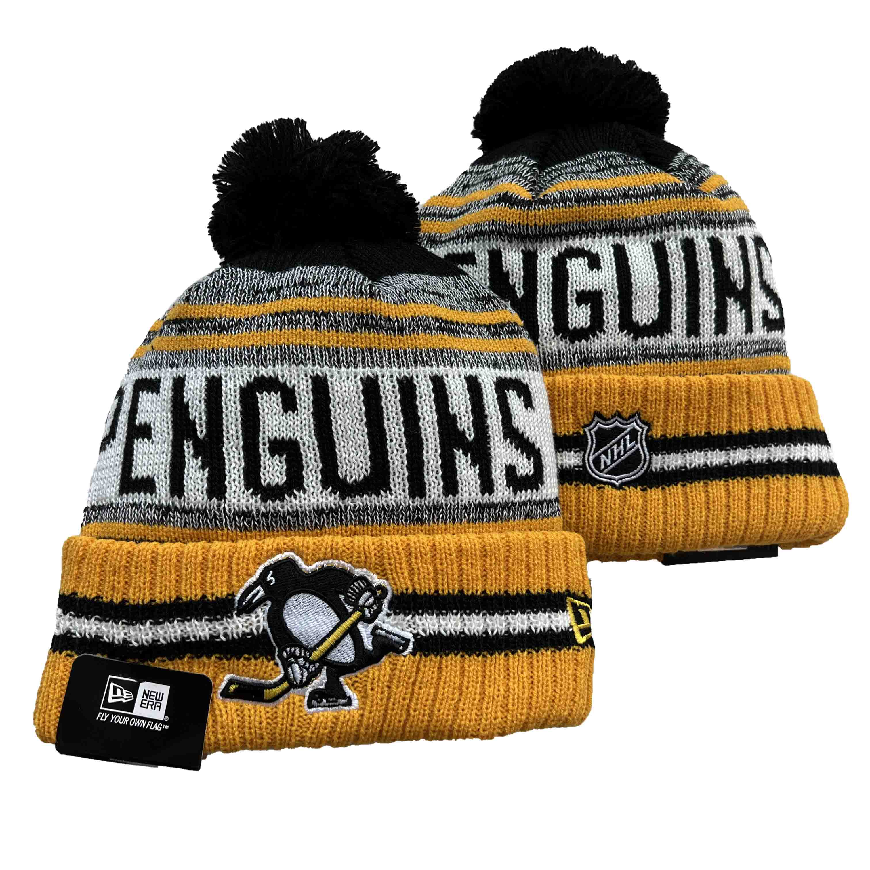 Pittsburgh Penguins Knit Hats -1