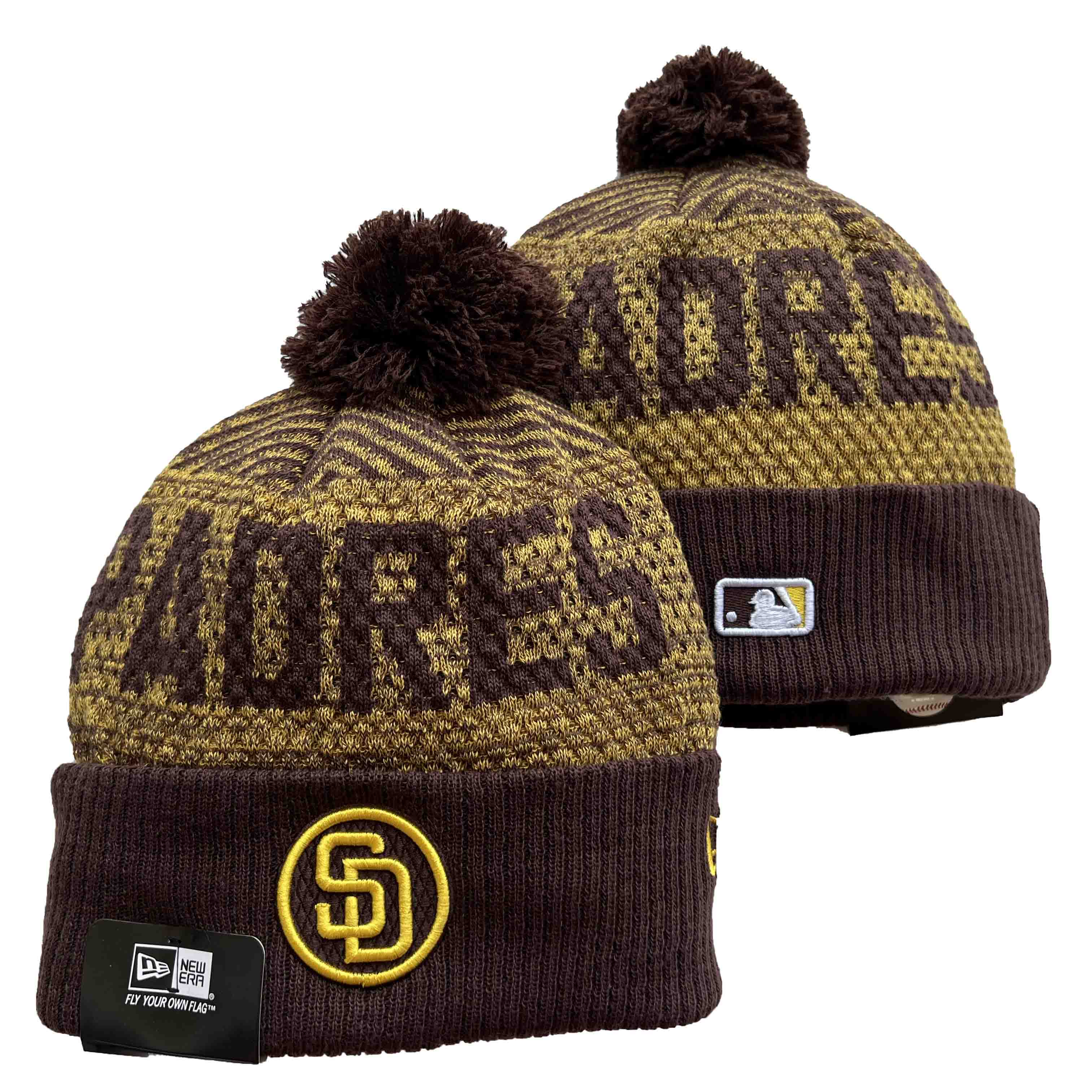 San Diego Padres Knit Hats -1