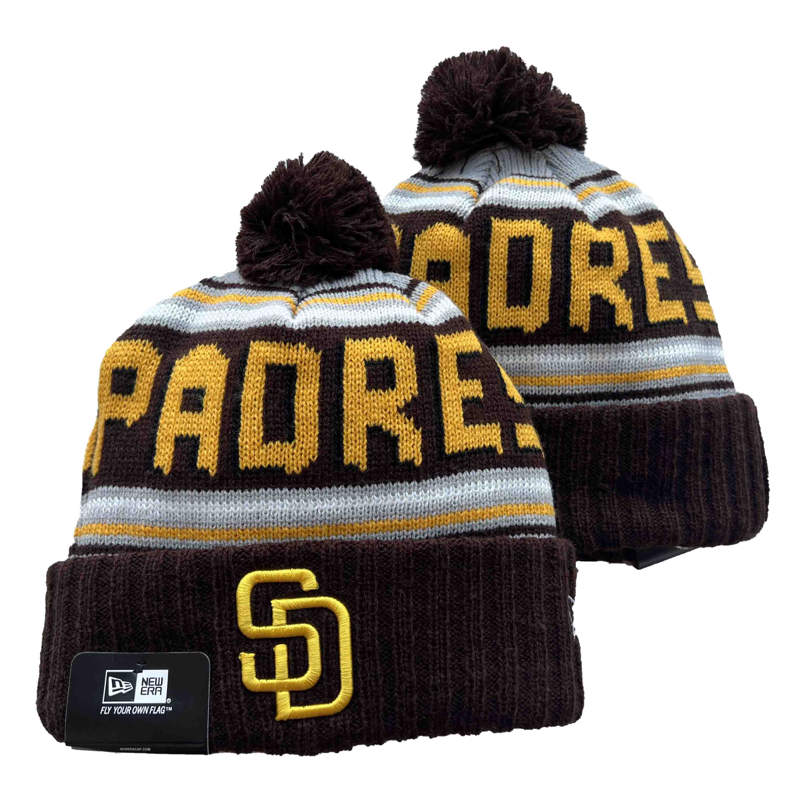 San Diego Padres Knit Hats -2