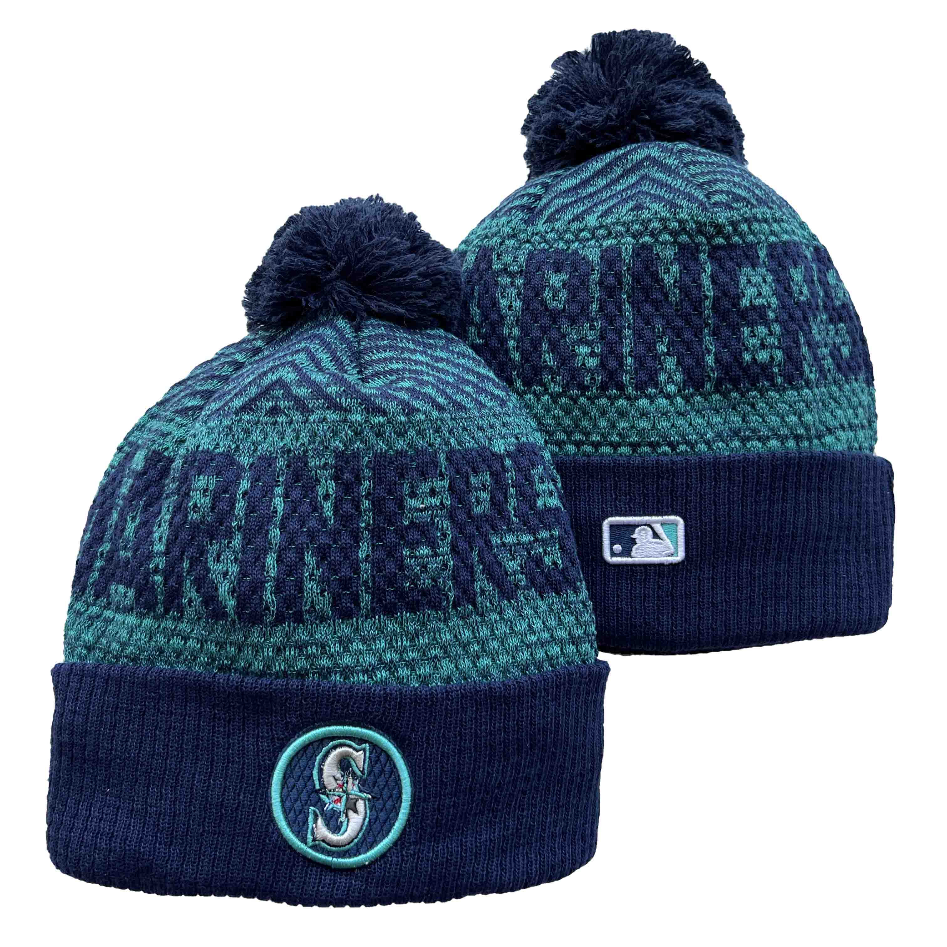 Seattle Mariners Knit Hats -1