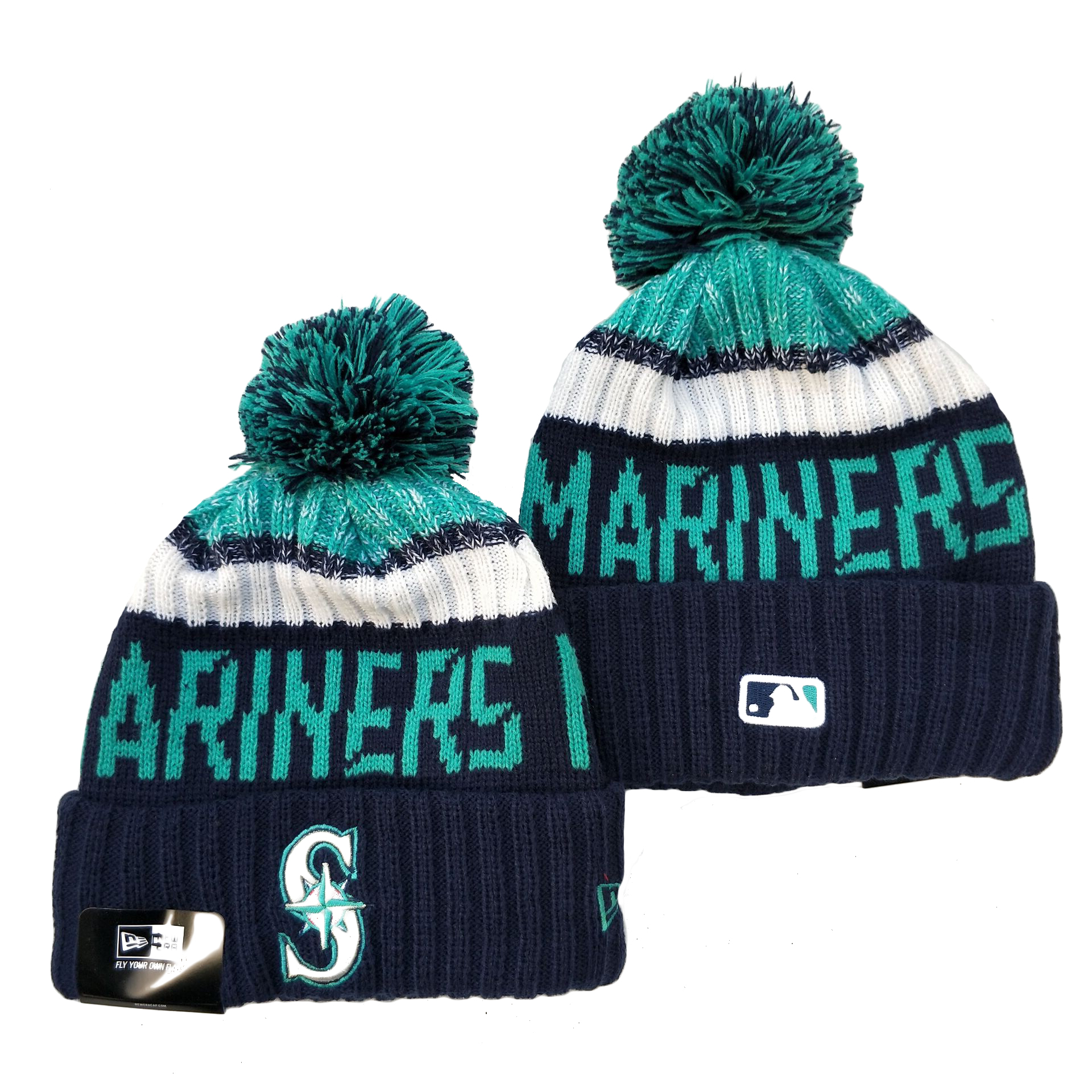 Seattle Mariners Knit Hats -3