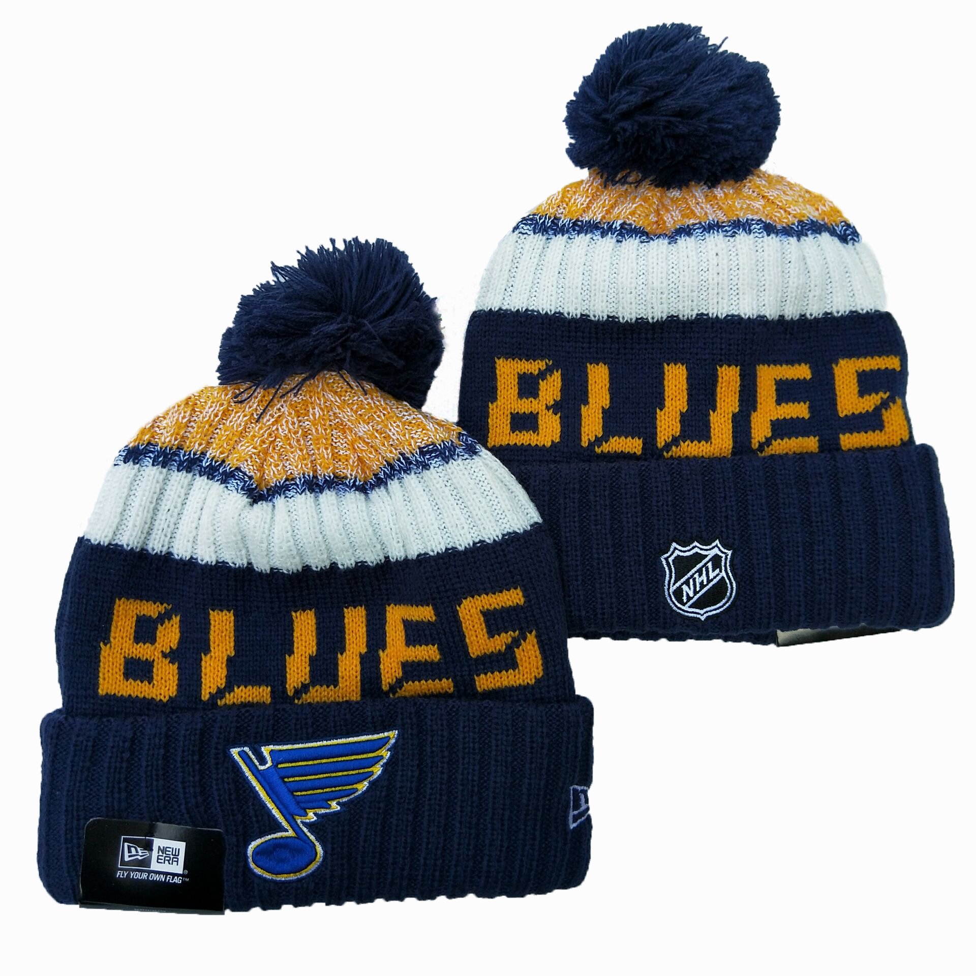 St. Louis Blues Knit Hats -1