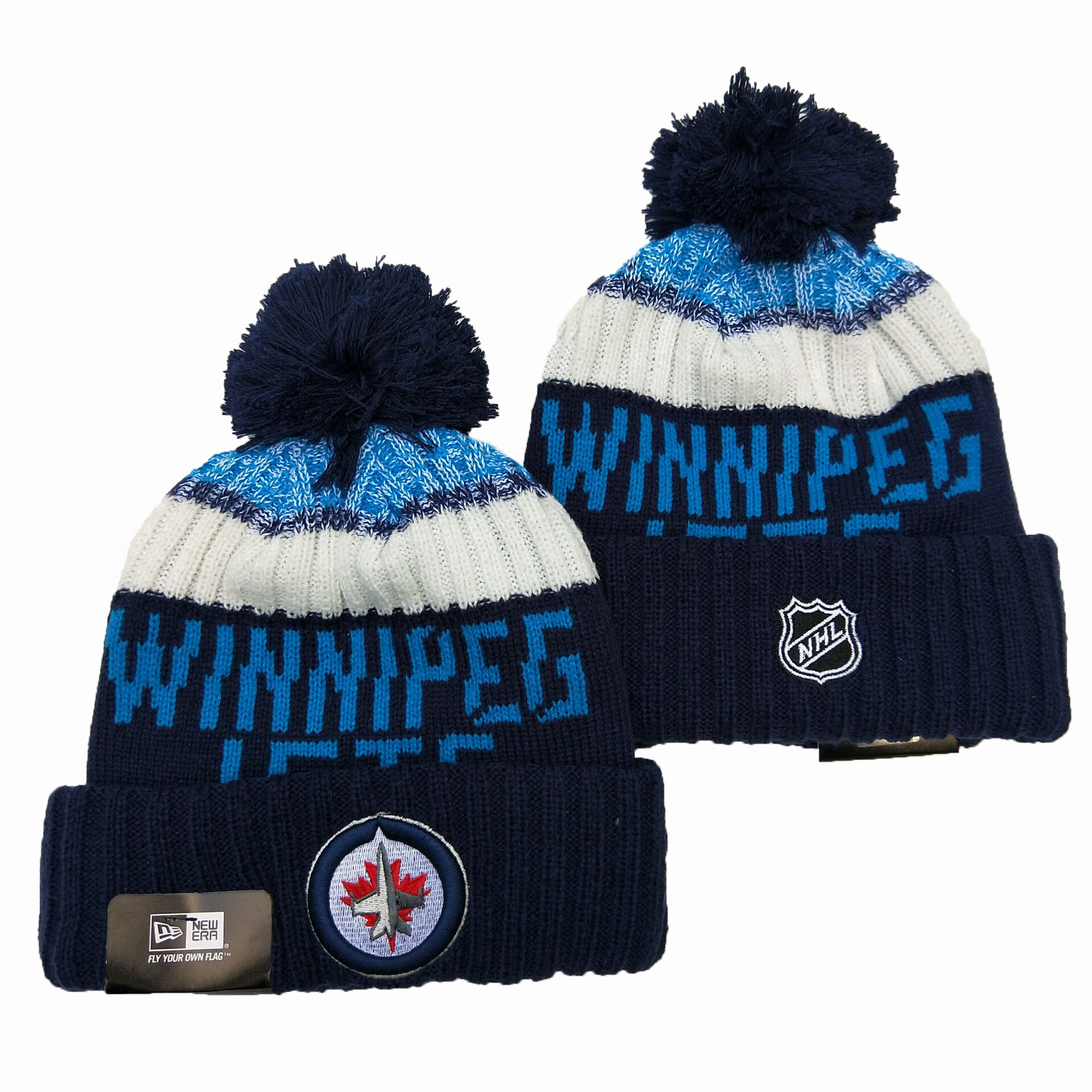Winnipeg Jets Knit Hats -2