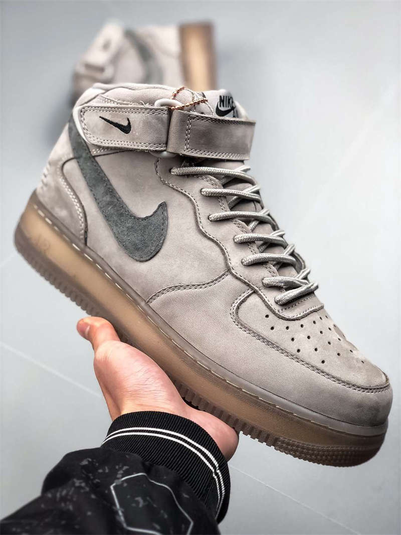 Air Force1 MID x Reigning Champ Grey Black 807618-200 AO5138-038 Shoes