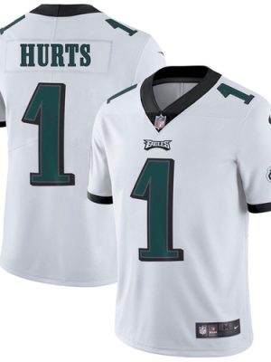 Eagles #1 Jalen Hurts White Vapor Untouchable Limited Stitched Jersey