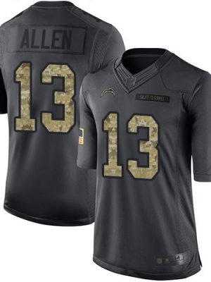 Chargers #13 Keenan Allen Black Stitched Limited 2016 Salute To Service Nike Jersey