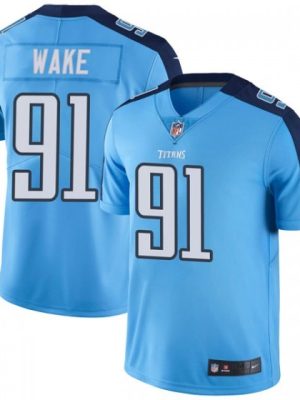 Tennessee Titans # 91 Cameron Wake Blue Vapor Untouchable Limited Stitched Jersey