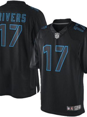 Chargers #17 Philip Rivers Black Stitched Impact Limited Nike Jersey