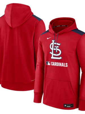St. Louis Cardinals Red Collection Performance Pullover Hoodie