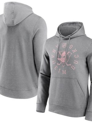 Anaheim Ducks Grey Hoodie