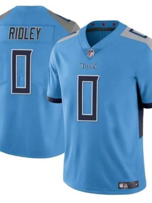 Tennessee Titans #0 Calvin Ridley Blue Vapor Limited Stitched Jersey
