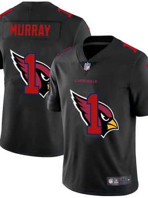 Arizona Cardinals #1 Kyler Murray Black Shadow Logo Limited Stitched Jersey