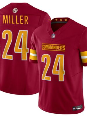 Washington Commanders #24 Von Miller Burgundy 2025 F.U.S.E. Vapor Limited Football Stitched Jersey