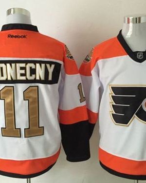 Flyers #11 Travis Konecny White 3rd Stitched Jersey