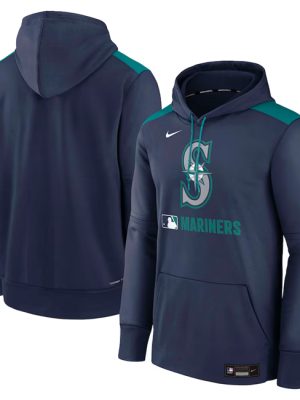 Seattle Mariners Navy Collection Performance Pullover Hoodie