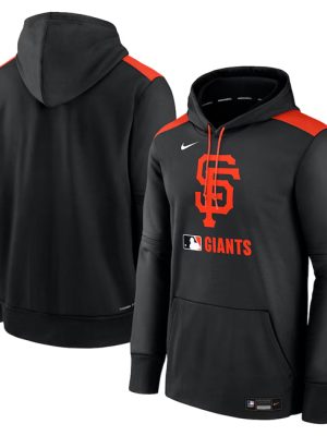 San Francisco Giants Black Collection Performance Pullover Hoodie