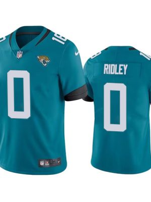 Jacksonville Jaguars #0 Calvin Ridley Teal Vapor Untouchable Limited Stitched Jersey