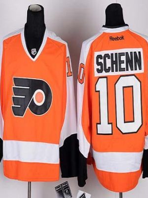 Flyers #10 Brayden Schenn Orange Stitched Jersey