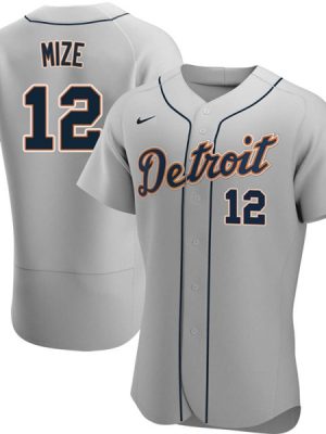 Detroit Tigers #12 Casey Mize Gray Flex Base Stitched Jersey