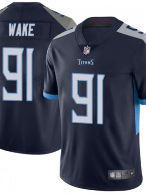 Tennessee Titans # 91 Cameron Wake Navy Vapor Untouchable Limited Stitched Jersey