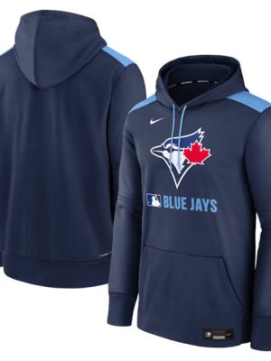 Toronto Blue Jays Navy Collection Performance Pullover Hoodie