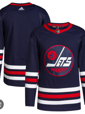 Winnipeg Jets Blank Adidas 2021-22 Navy Stitched Jersey