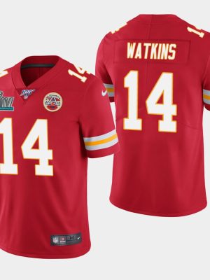 Chiefs #14 Sammy Watkins Red Super Bowl LIV Vapor Untouchable Limited Stitched Jersey