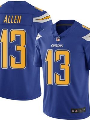 Chargers #13 Keenan Allen Electric Blue Stitched Limited Rush Nike Jersey