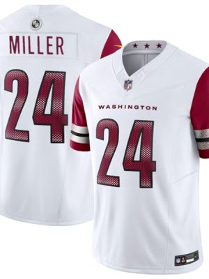 Washington Commanders #24 Von Miller White 2025 F.U.S.E. Vapor Limited Football Stitched Jersey