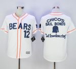 Bad News Bears Button Down #12 Tanner Boyle White Movie Stitched Baseball Jersey