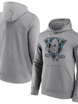 Anaheim Ducks Grey Summer Beach 2 Hoodie