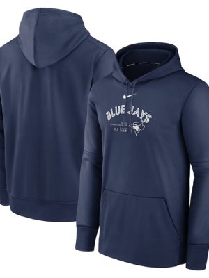 Toronto Blue Jays Navy Collection Pre Game Therma Hoodie